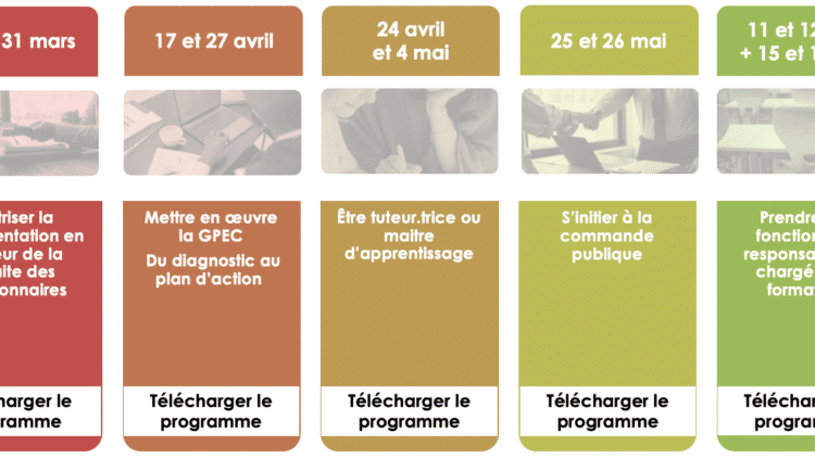 Calendrier des formations INTER-ENTREPRISES – 1er semestre 2023